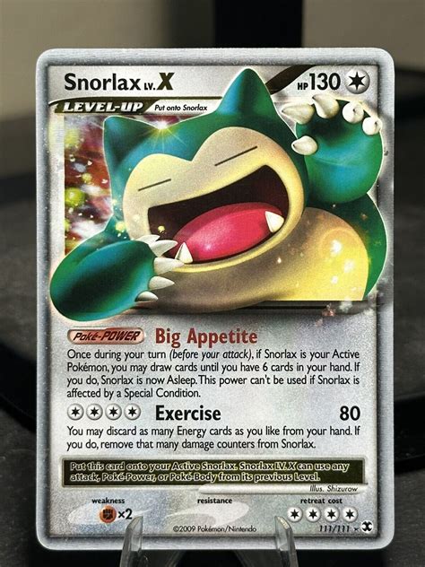 snorlax lv x 111/111|Snorlax rising rivals price.